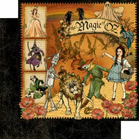 Graphic 45 - The Magic of Oz Collection - 12 x 12 Double Sided Paper - The Magic of Oz
