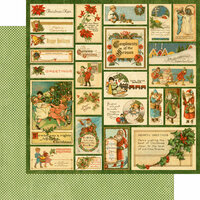 Graphic 45 - Christmas Emporium Collection - 12 x 12 Double Sided Paper - Santa Express