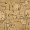 Graphic 45 - Kraft Reflections Collection - 12 x 12 Kraft Paper - Tea for Two