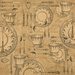 Graphic 45 - Kraft Reflections Collection - 12 x 12 Kraft Paper - Tea for Two