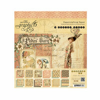 Graphic 45 - Ladies' Diary Collection - 8 x 8 Paper Pad