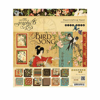 Graphic 45 - Bird Song Collection - 8 x 8 Paper Pad