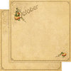 Graphic 45 - Place in Time Collection - 12 x 12 Double Sided Paper - October Foundation
