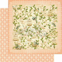 Graphic 45 - Secret Garden Collection - 12 x 12 Double Sided Paper - Leafy Treetops