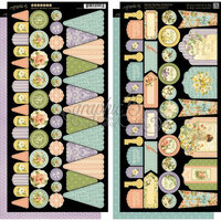 Graphic 45 - Secret Garden Collection - Cardstock Banners