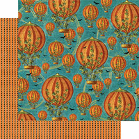 Graphic 45 - Steampunk Spells Collection - 12 x 12 Double Sided Paper - Pumpkin Power