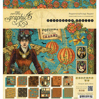 Graphic 45 - Steampunk Spells Collection - 8 x 8 Paper Pad