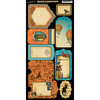 Graphic 45 - Steampunk Spells Collection - Cardstock Tags and Pockets