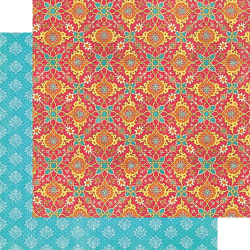 Graphic 45 - Bohemian Bazaar Collection - 12 x 12 Double Sided Paper - Jasmine Nights