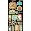 Graphic 45 - Bohemian Bazaar Collection - Chipboard Tags - One