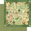 Graphic 45 - Twelve Days of Christmas Collection - 12 x 12 Double Sided Paper - Swans a Swimming