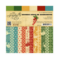 Graphic 45 - Twelve Days of Christmas Collection - 6 x 6 Patterns and Solids Pad
