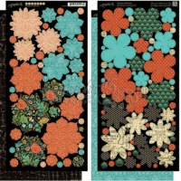 Graphic 45 - Couture Collection - Cardstock Flowers