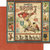 Graphic 45 - Good Ol Sport Collection - 12 x 12 Double Sided Paper - Good Ol Sport
