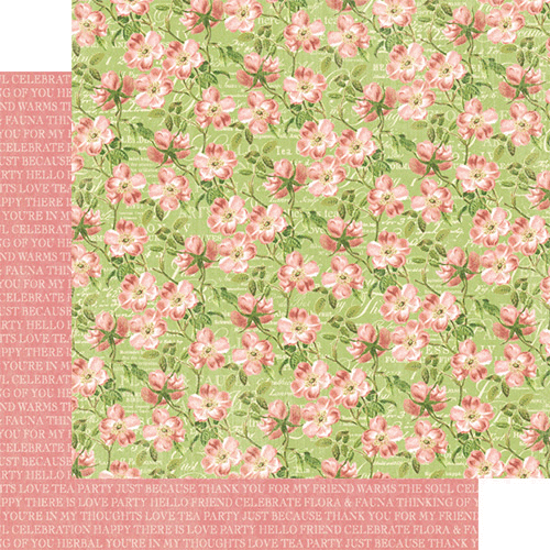 Graphic 45 - Botanical Tea Collection - 12 x 12 Double Sided Paper - Just Because