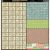 Graphic 45 - Botanical Tea Collection - 12 x 12 Cardstock Stickers - Alphabet