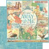 Graphic 45 - Come Away With Me Collection - 12 x 12 Double Sided Paper - Come Away With Me