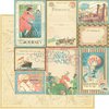 Graphic 45 - Come Away With Me Collection - 12 x 12 Double Sided Paper - Vintage Voyage