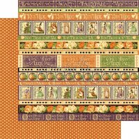 Graphic 45 - An Eerie Tale Collection - Halloween - 12 x 12 Double Sided Paper - Wicked Whimsey