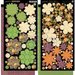 Graphic 45 - An Eerie Tale Collection - Halloween - Cardstock Flowers