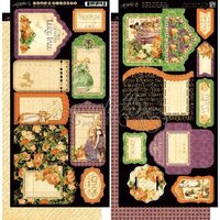 Graphic 45 - An Eerie Tale Collection - Halloween - Cardstock Tags and Pockets