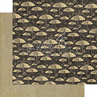 Graphic 45 - Raining Cats and Dogs Collection - 12 x 12 Double Sided Paper - Pitter-Patter