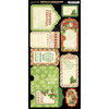 Graphic 45 - Twas the Night Before Christmas Collection - Cardstock Tags and Pockets
