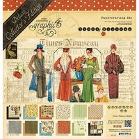 Graphic 45 - Times Nouveau Collection - Deluxe Collector's Edition - 12 x 12 Papercrafting Set