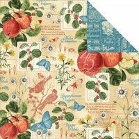 Graphic 45 - Time to Flourish Collection - 12 x 12 Double Sided Paper - September Flourish