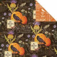Graphic 45 - Time to Flourish Collection - 12 x 12 Double Sided Paper - October Flourish