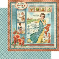 Graphic 45 - Home Sweet Home Collection - 12 x 12 Double Sided Paper - Home Sweet Home