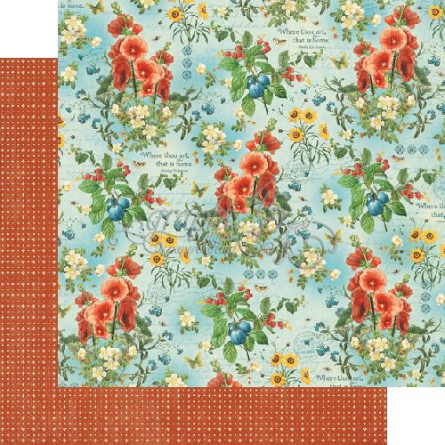 Graphic 45 - Home Sweet Home Collection - 12 x 12 Double Sided Paper - Garden Fresh