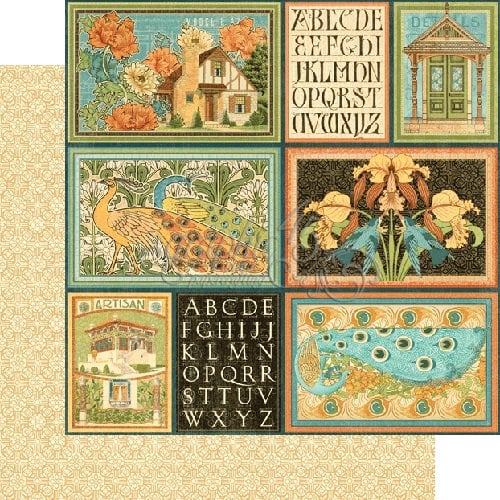 Graphic 45 - Artisan Style Collection - 12 x 12 Double Sided Paper - Creative Ideal