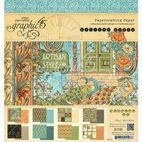 Graphic 45 - Artisan Style Collection - 8 x 8 Paper Pad