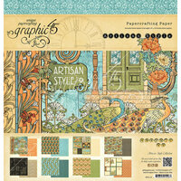 Graphic 45 - Artisan Style Collection - 12 x 12 Paper Pad