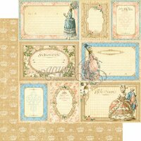 Graphic 45 - Gilded Lily Collection - 12 x 12 Double Sided Paper - Tres Chic