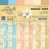 Graphic 45 - Gilded Lily Collection - 6 x 6 Patterns and Solids Paper Pad