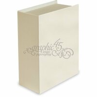 Graphic 45 - Staples Collection - Book Box - Ivory