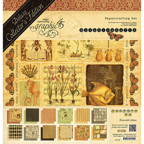 Graphic 45 - Botanicabella Collection - Deluxe Collector's Edition - 12 x 12 Papercrafting