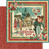 Graphic 45 - Christmas Carol Collection - 12 x 12 Double Sided Paper - Christmas Carol