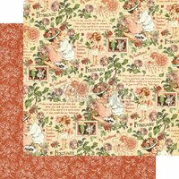 Graphic 45 - Childrens Hour Collection - 12 x 12 Double Sided Paper - February Montage