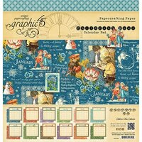 Graphic 45 - Childrens Hour Collection - 12 x 12 Paper Pad - Calendar