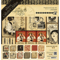 Graphic 45 - Communique Collection - Deluxe Collector's Edition - 12 x 12 Papercrafting