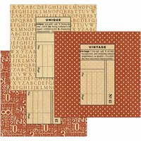 Graphic 45 - Staples Collection - Policy Envelopes - Square - Red