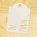 Graphic 45 - Staples Collection - Stencil-Cut Gift Tags - ATC - To and From - Ivory
