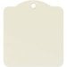 Graphic 45 - Staples Collection - Square Die Cut Tags - Ivory
