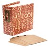 Graphic 45 - Staples Collection - Square Tag and Pocket Album - Red Numbers