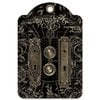 Graphic 45 - Staples Collection - Metal Door Plates and Knobs
