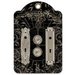 Graphic 45 - Staples Collection - Shabby Chic Metal Door Plates and Knobs