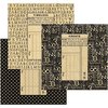Graphic 45 - Staples Collection - Policy Envelopes - Square - Black